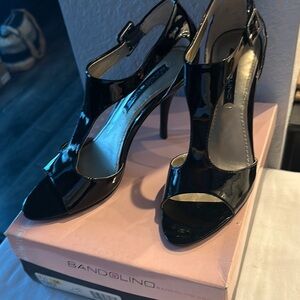 Bandolino Black Patent Leather Heels